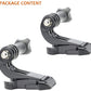 HIFFIN® J Hook Buckle Mount for Vertical Surface, Compatible for All GoPro Max/GoPro Hero 8 7 6 5 4 3+ 3 HD and Other Camera - Black (2pcs)