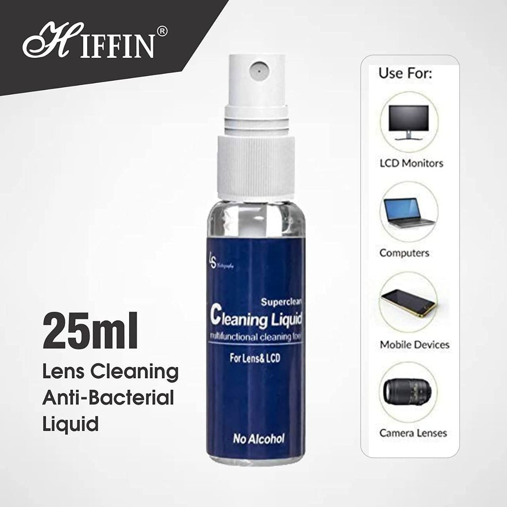 Hiffin 5 in 1 Care and Lens Cleaning kit for Nikon Canon Sony All Digital & Film Camera Lenses,binocluars, LCD Screens