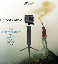 HIFFIN® 3-Way Monopod Grip Arm Tripod Foldable Selfie Stick, Stabilizer Mount Holder for GoPro Hero 9/8/7/6/5, SJCAM SJ6, SJ7, SJ5000,