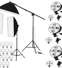 HIFFIN® PRO HD 5 Soft Led Video Light Softbox Kit | 3 Point Lighting | Stand | for YouTube Shooting,Videography, Product Photography, Continuous Studio Lights, Key Fill and Back Light