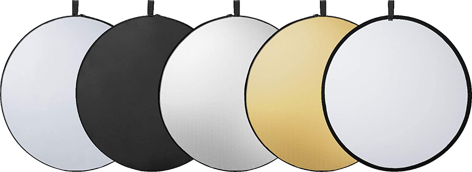 Neewer Reflector Reflector Panel 12inch 30cm 5-in-1 Collapsible