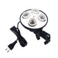 HIFFIN® Photography Photo Light Lamp Bulb Holder E27 Socket Bracket Studio EU Plug (E27 4 LAMP Holder)