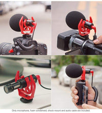 LYM-DMM2 Super Cardioid Video Recording DSLR/Camcorder/Phone Condenser Microphone for Canon Sony Nikon