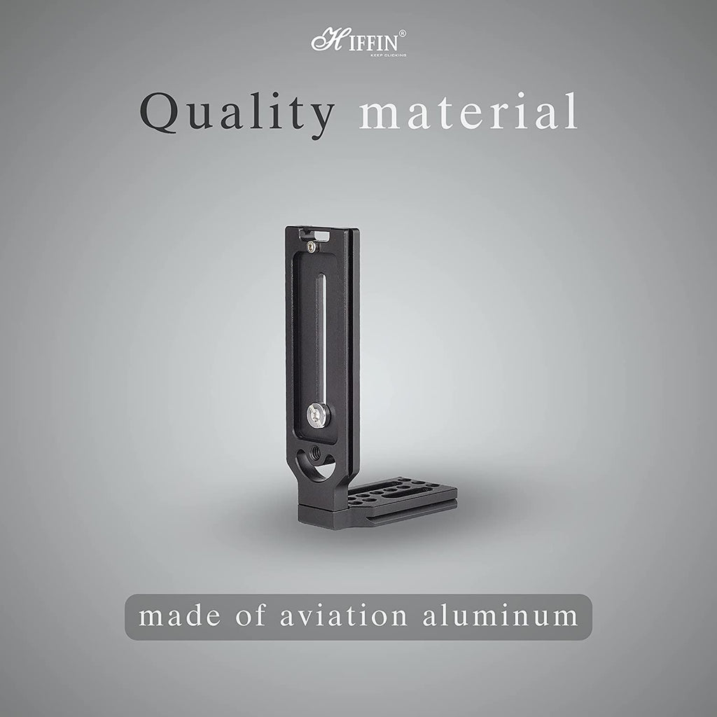 HIFFIN HOT-L-Type Quick Release Camera Vertical Plate Dual Camera Bracket Plate Universal SLR Stabilizer