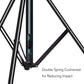 HIFFIN® Triple Crossbar 10 ft Wide 8.5 ft Height Backdrop Stand, Photo Video Studio Heavy Duty Adjustable Photography Muslin Background Support System Kit - 3 in 1 Multi Backdrop Stand
