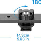 Camera Cold Shoe Extension Mount, PT-23 Triple Hot Shoe DSLR Plate Microphone LED Video Light Stand Gimbals Extendable Bar Vlog Accessories Kits for Gopro iPhone Sony Canon
