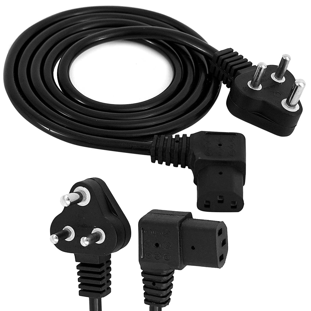 HIFFIN® 20 Meter 250 Volts 3 Pin Laptop Power Cable Cord Charger Adapter with Box Package - Black