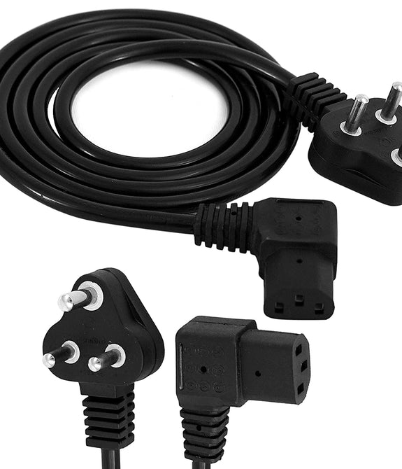 HIFFIN® 10 Meter 250 Volts 3 Pin Laptop Power Cable Cord Charger Adapter with Box Package - Black