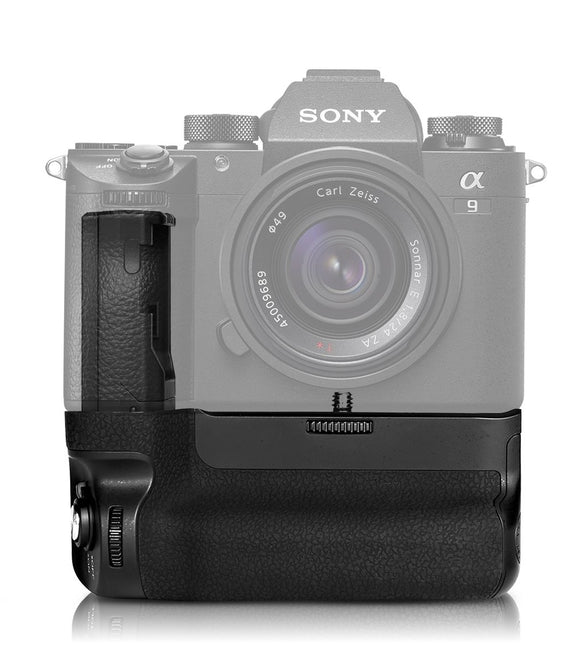 MEIKE Multi-Power Battery Pack,Battery Grip MK-A9 for Sony with Vertical Shooting Function,Two Lithium Battery Power