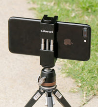 Ulanzi ST-02 Metal Phone Tripod Mount with Hot Shoe Mount Smartphone Video Rig Tripod Mount Adapter.