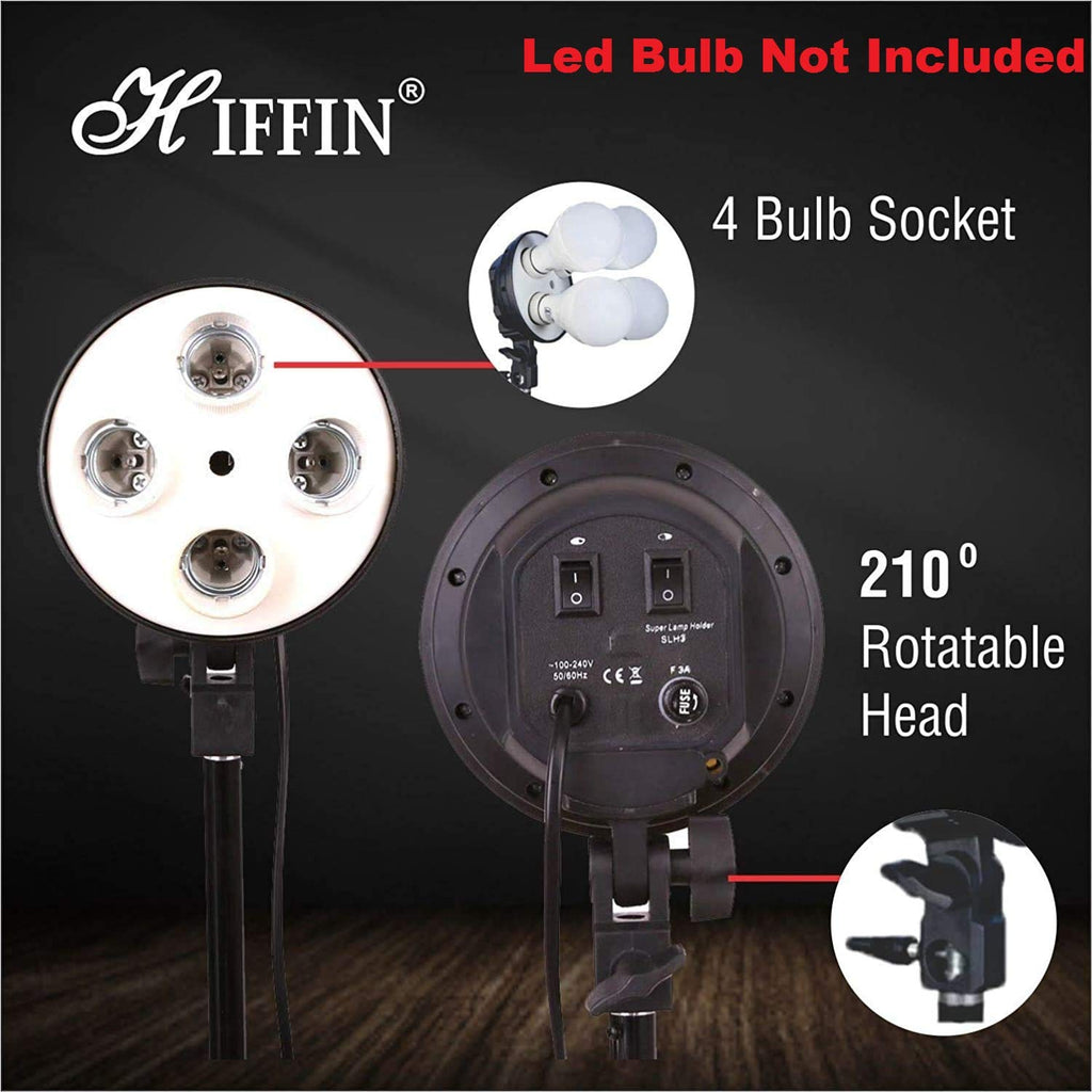 HIFFIN® Trilux Mark II Double Kit/YouTube Lighting/Fluorescent Light for Still & Video ( WOB)