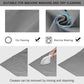HIFFIN® 8x12 ft Blue|White|Gray Screen, Photography Backdrop Background with 2 Clip, Chromakey Panel for Photo Backdrop Video Studio, Muslin Background Screen