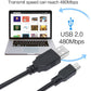 Hiffin Sony USB 2.0 A to Mini 5 pin B Cable for External HDDS/Camera/Card Readers (150cm - 1.5M) for Sony