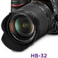 HIFFIN® Lens Hood HB 32 Lens Hood for N 18-140mm f/3.5-5.6g ED VR /18-135mm f/3.5-5.6g if-ed /18-105mm f/3.5-5.6g ED VR /18-70mm f/3.5-4.5g