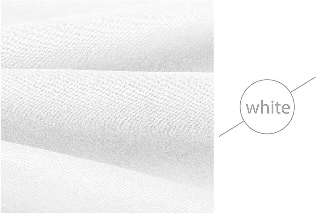 HIFFIN® 8 x 12 FT White | Black | LEKERA Backdrop Photo Light Studio Photography Background with 3 pcs Backdrop Support Spring Clamp 4.3"/11cm.