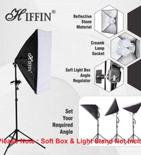 HIFFIN® Brand 4 in 1 E27 Photo Studio with 20W Bulb Holder Base Socket Lamp Bulb Holder Adapter for Photo Video Studio Soft Box Video Light - Black.