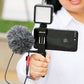 Ulanzi ST-02 Metal Phone Tripod Mount with Hot Shoe Mount Smartphone Video Rig Tripod Mount Adapter.