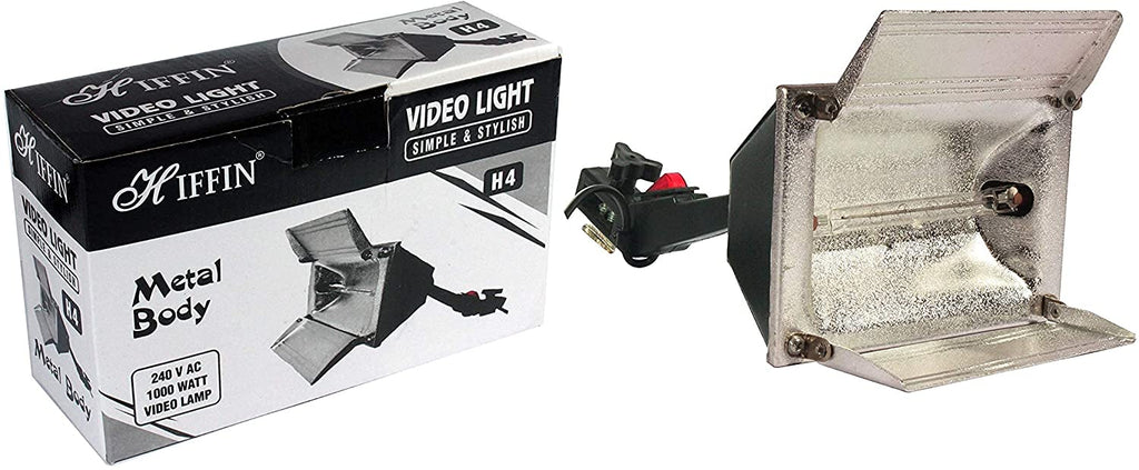 HIFFIN® H4 Continuous Video Light with 1000 Watt Halogen Tube for Video Cameras and YouTube Video Shooting