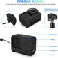 HIFFIN® Protective Silicone Sleeve Case + Lanyard Accessories Soft Rubber Frame Cover Protection for Go Pro Compatible with GoPro Hero 9 Black Action Camera