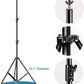 HIFFIN® Triple Crossbar 10 ft Wide 8.5 ft Height Backdrop Stand, Photo Video Studio Heavy Duty Adjustable Photography Muslin Background Support System Kit - 3 in 1 Multi Backdrop Stand
