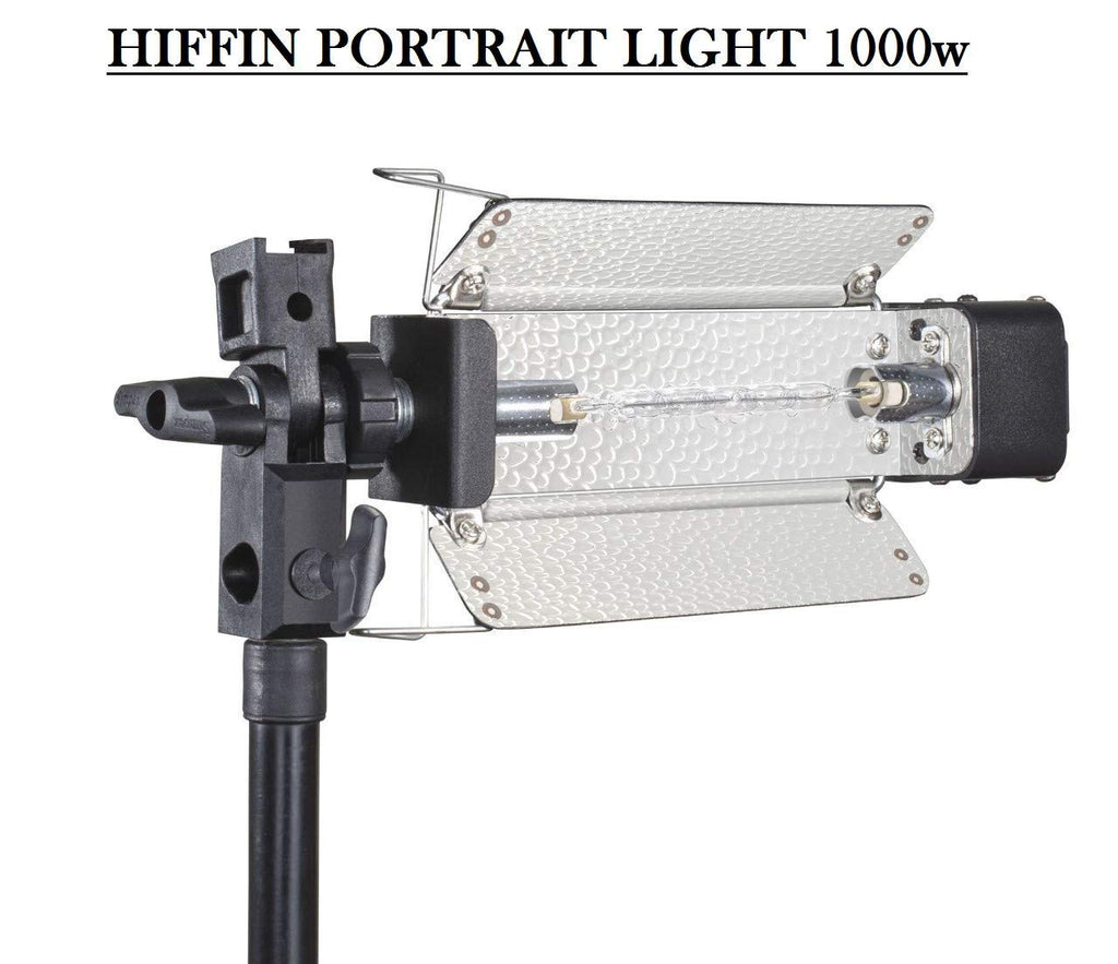 HIFFIN® Porta Kit 1000w Light with 9 feet Light Stands and Umbrella Lights for Video & Still Photography SS2 Bag Free for Porta KIT (Porta Light KIT Set of 1)