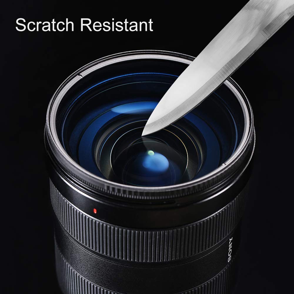 HIFFIN® Super DMC CPL 58mm 99 PCNT Transmittance MC Japan Optics 16-Layer Multi-Coated Polarized Filter Protects Front Lens Element Rugged Black Filter Ring