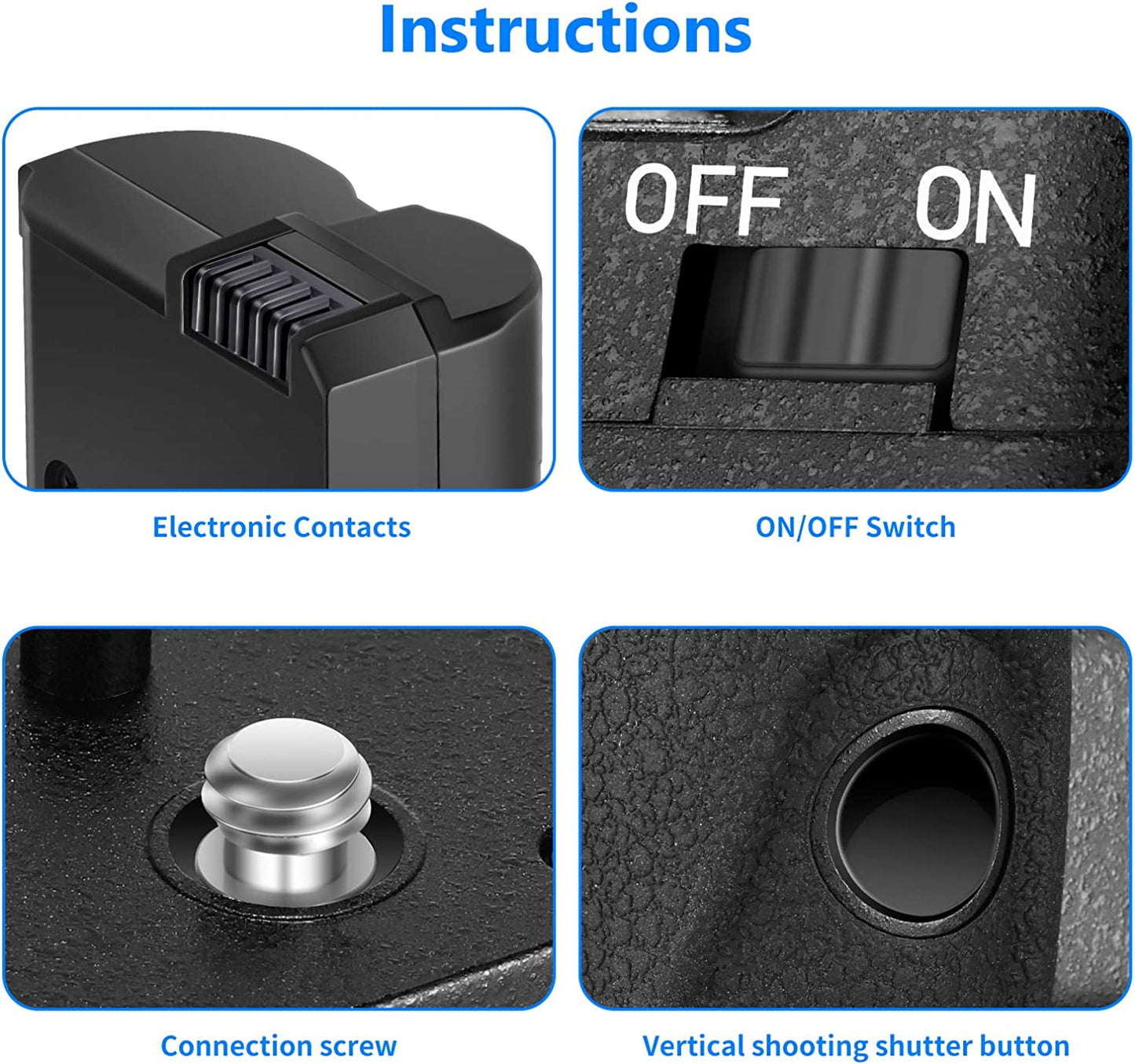 HIFFIN Camera Battery Grip Compatible with Nikon Z6 Z7 Camera, Support Vertical Shooting, Works with 1 or 2 EN-EL15b/EL15 Rechargeable Li-ion Batteries (Battery Not Included)