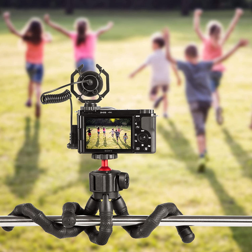ULANZI Vlogging Kit, Smartphone Video Rig Kit with Flexible Tripod, Extension Arm, LED Light, Microphone, Phone Mount-Protable Octopus Tripod for iPhone Samsung Canon Nikon Sony Camera(Vlogging Kit)