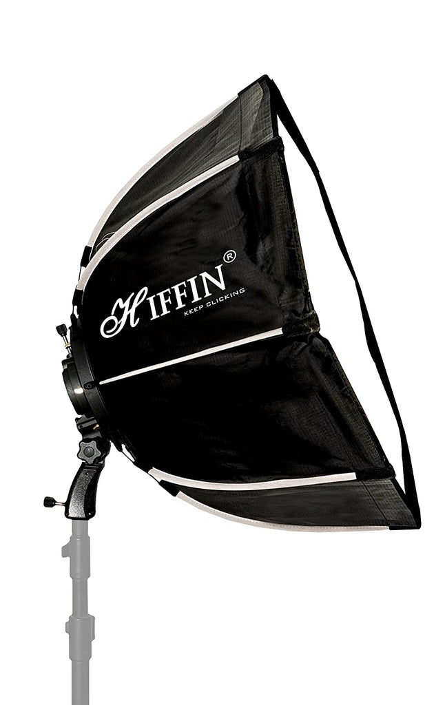 HIFFIN® 120 CM Octagonal Softbox with S-Type Bracket Holder (with Bowens Mount) and Carrying Bag for Speedlite Studio Flash Monolight, Portrait and Product Photography