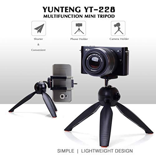 HIFFIN Light Weight Flexible Gorilla Tripods for DSLR & Action Cameras (Tripod YT-228 with Holder, Tripod YT-228 with Holder)