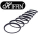 HIFFIN Lens Filter Step Up and Step Down CONVERTION Rings Set 16Pcs 49 mm-82 mm and 82 mm-49Mm As Hood