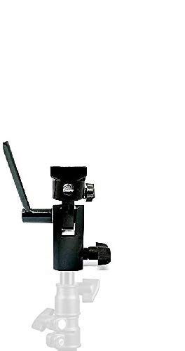 HIFFIN® Studio Home 33 Umbrella Stand Setup With Sungun Semi Heavy Bracket Umbrella Adapter B-Bracket And Stand Double Set With Continuous/Video Light With 1000 Watt Halogen Tube B4 Light Kit Set Of 2