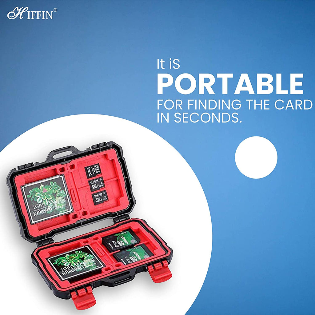 HIFFIN® 26 in 1 Slot Card CASE with Multi Storage Option Attractive Designer Card Holder Black (KH8S)