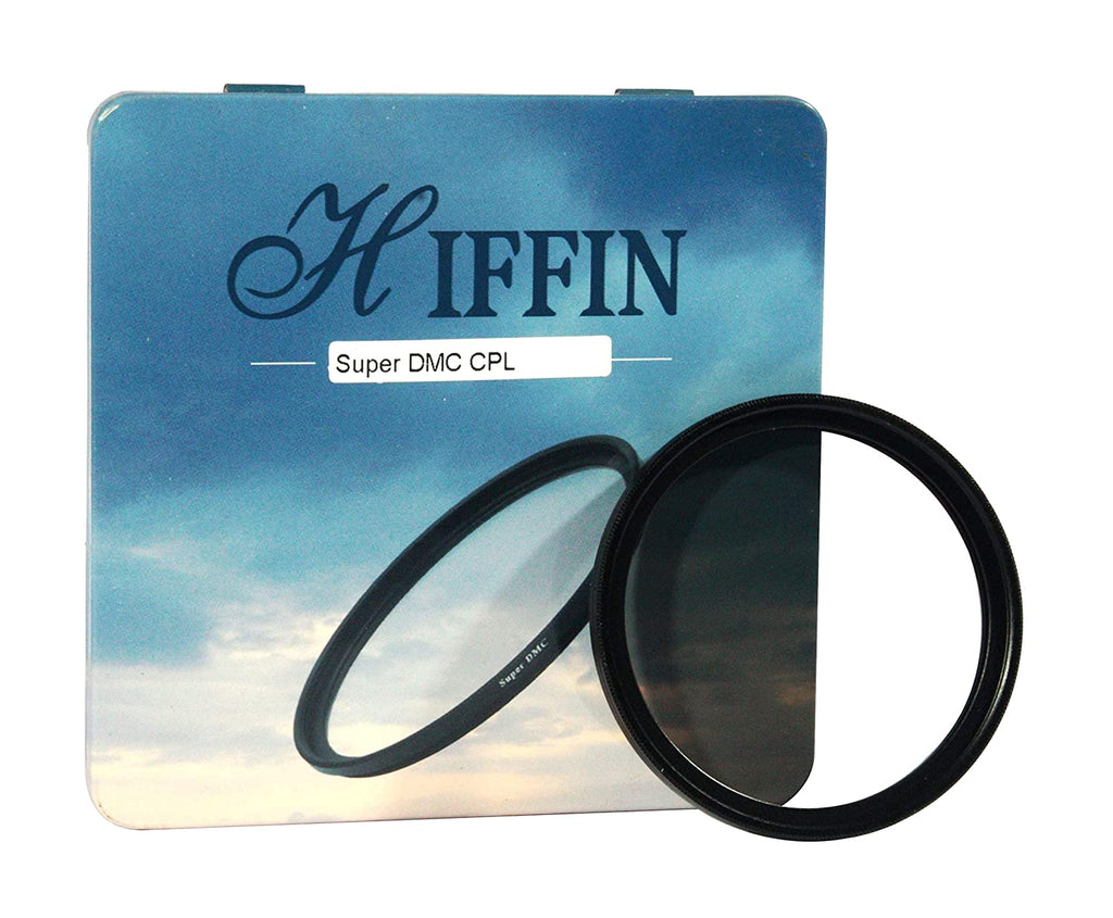 HIFFIN® Super DMC CPL 77mm 99 PCNT Transmittance MC Japan Optics 16-Layer Multi-Coated Polarized Filter Protects Front Lens Element Rugged Black Filter Ring