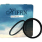 HIFFIN® Super DMC CPL 58mm 99 PCNT Transmittance MC Japan Optics 16-Layer Multi-Coated Polarized Filter Protects Front Lens Element Rugged Black Filter Ring