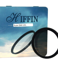 HIFFIN® Super DMC CPL 58mm 99 PCNT Transmittance MC Japan Optics 16-Layer Multi-Coated Polarized Filter Protects Front Lens Element Rugged Black Filter Ring