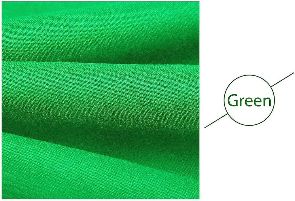 HIFFIN Green Backdrop Background 6x9 Ft for Studio - Camera Accessory Green Background