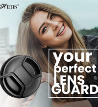 HIFFIN® 82MM Snap-On Front Lens Cap/Cover for Canon, Nikon, Sony, Pentax All DSLR Lenses