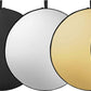 HIFFIN® Reflector 42-inch / 107 cm 5 in 1 Collapsible Multi-Disc Light Reflector with Bag - Translucent, Silver, Gold, White and Black