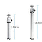 HIFFIN® Mini Table TOP Aluminium Telescopic Tripod with Mobile Clip for Camera, GO PRO,Mobile Phone (Silver) Tripod+Mobile Clip