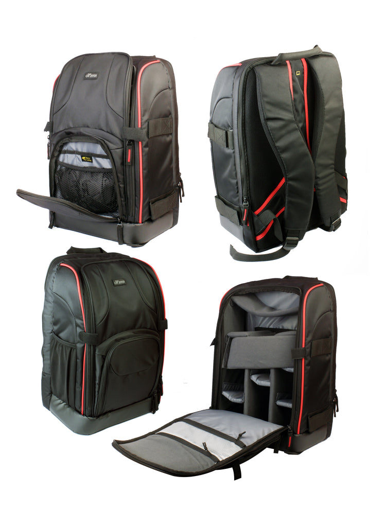 HIFFIN Multi-Functional Camera Backpack Video Digital DSLR Bag Waterproof Outdoor Camera Bag Case for All Camera Accessories