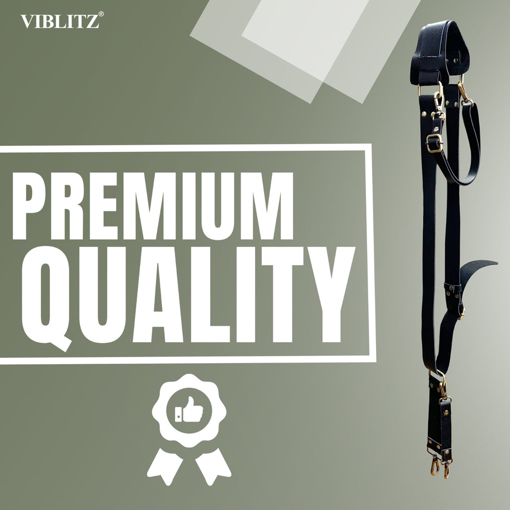 Viblitz Camera Shoulder Sling Strap Neck Strap with Quick Release and Safety Tether, Adjustable Camera Shoulder Sling Strap Compatible for for All Major Brand camera's DSLR/SLR for Canon Nikon Sony…