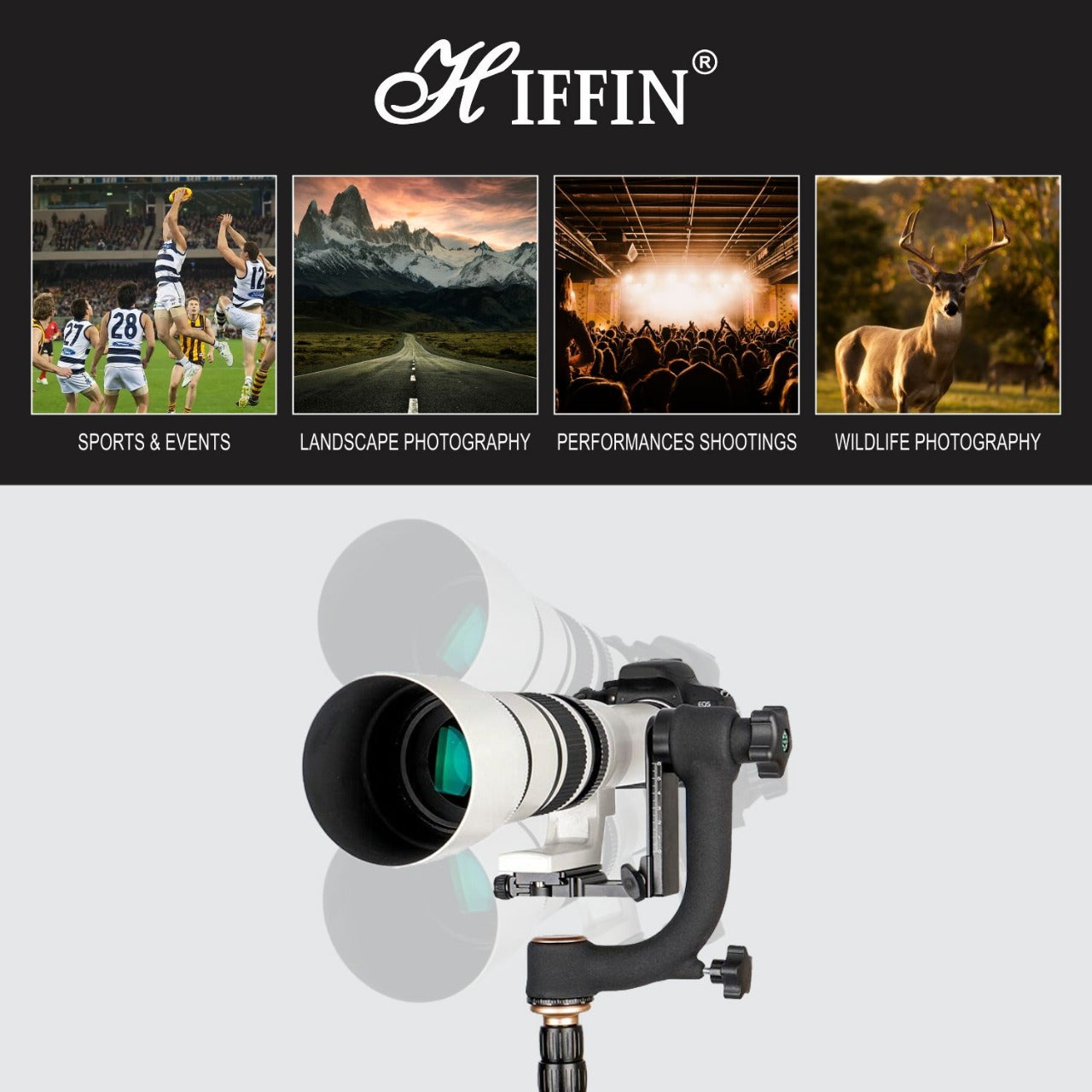 Camera Tripod Tripod Head For Wildlife Photography Telephoto