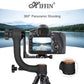 HIFFIN Professional Heavy Duty Metal 360 Degree Panoramic Gimbal Tripod Head with Arca-Swiss Standard 1/4'' Quick Release Plate and Bubble Level for Digital