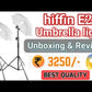 HIFFIN E27 Studio Double Holder KIT Umbrella White + Studio Light Stand 2.7432M (9 FT)+ Umbrella and Bulb Holder KIT Set of 2