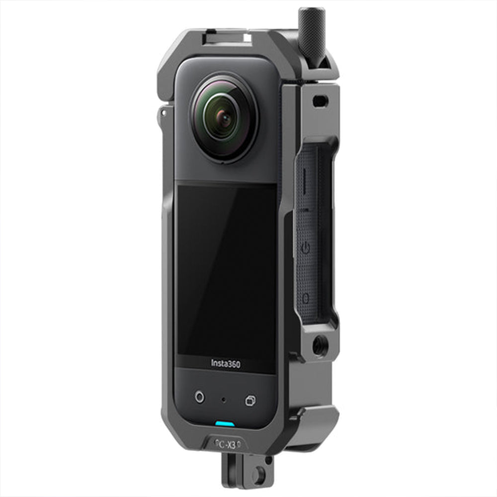 Ulanzi CAGE for One X3 Metal Protective Camera Cage Case Action Camera Rig with Cold Shoe Mount/Magnetic Action Camera Mount Compatible with Insta360 One X3